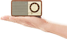 Load image into Gallery viewer, Sangean WR-7WL Wood Cabinet Mini Bluetooth Speaker with FM Tuner and Aux-in Walnut/Wood