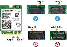 Load image into Gallery viewer, OKN WiFi 6 AX200 802.11ax WiFi Card 2400Mbps 5GHz and 574Mbps 2.4GHz Wireless Module for Laptop Desktop with Bluetooth 5.1, Windows 10/11 64bit and Linux