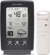 Load image into Gallery viewer, AcuRite Digital Weather Forecaster with Indoor/Outdoor Temperature, Humidity, and Moon Phase (00829)