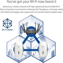 Load image into Gallery viewer, D-Link WiFi Range Extender, AC2000 Mesh Plug In Wall Signal Booster, Dual Band Wireless Repeater Access Point for Smart Home (DAP-1820-US)