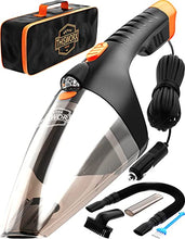 Load image into Gallery viewer, Portable Car Vacuum Cleaner: High Power Handheld Vacuum w/LED Light -110W 12v Best Car & Auto Accessories Kit for Detailing and Cleaning Car Interior - 16 Foot Cable