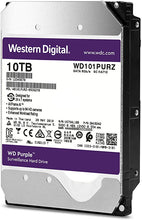Load image into Gallery viewer, Western Digital 10TB WD Purple Surveillance Internal Hard Drive - SATA 6 Gb/s, , 256 MB Cache, 3.5" - WD101PURZ (Old Version)