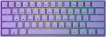 Load image into Gallery viewer, HK GAMING GK61 Mechanical Gaming Keyboard - 61 Keys Multi Color RGB Illuminated LED Backlit Wired Programmable for PC/Mac Gamer (Gateron Optical Brown, Lavender)