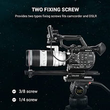 Load image into Gallery viewer, SmallRig Camera Tripod Mounting Baseplate w/15mm Rod Clamp Rail Block for Tripod/Shoulder Support System - 1798