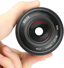 Load image into Gallery viewer, Meike 50mm F1.7 Full Frame Large Aperture Manual Focus Lens for Sony FE E Mount Mirrorless Cameras A7RIII A7III A7RIV A7 A9 A7C NEX 3 3N 5 A9II A7II A6400 A6000 A6100 A6300 A6500 A6600 A7SIII