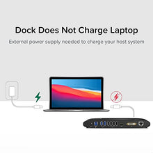 Load image into Gallery viewer, Plugable USB 3.0 Universal Laptop Docking Station for Windows and Mac (Dual Monitor: HDMI and DVI/HDMI/VGA, Gigabit Ethernet, Audio, 6 USB Ports) - Horizontal