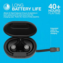 Load image into Gallery viewer, JLab JBuds Air Sport True Wireless Bluetooth Earbuds + Charging Case | Black | IP66 Sweat Resistance - Class 1 Bluetooth 5.0 Connection | 3 EQ Sound Settings JLab Signature, Balanced, Bass Boost