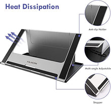 Load image into Gallery viewer, HUION Adjustable Tablet Stand Multi-Angle Portable Desk Stand for 10-15.6" Graphics Drawing Monitor Tablet Pen Display?Suitable for Kamvas Pro 16/Pro 12/Pro 13?Kamvas 16?iPad Pro, Wacom Cintiq