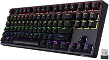 Load image into Gallery viewer, RK ROYAL KLUDGE RK87 Sink87G RGB 80% Mechanical Keyboard, Wireless 2.4G Tenkeyless Mechanical Keyboard with Programmable Software, 87 Keys, Tactile Brown Switches