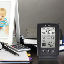 Load image into Gallery viewer, AcuRite Digital Weather Forecaster with Indoor/Outdoor Temperature, Humidity, and Moon Phase (00829)
