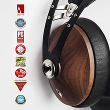 Load image into Gallery viewer, Meze 99 Classics Walnut Silver | Wired Over-Ear Headphones with Mic and Self Adjustable Headband | Classic Wooden Closed-Back Headset for Audiophiles