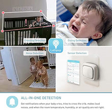 Load image into Gallery viewer, Lollipop Baby Monitor with True Crying Detection (Turquoise) - Smart WiFi Baby Camera - Camera with Video, Audio and Sleep Tracking