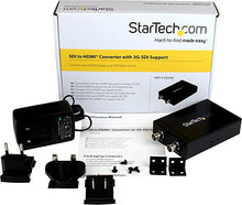 Load image into Gallery viewer, StarTech.com SDI to HDMI Converter û 3G SDI to HDMI Adapter with SDI Loop Through Output û SDI to HDMI Audio/Video Adapter û 755ft (230m) (SDI2HD)