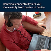 Load image into Gallery viewer, Poly - Blackwire 5220 USB-A Headset (Plantronics) - Wired, Dual Ear (Stereo) Computer Headset with Boom Mic - USB-A, 3.5 mm to connect to your PC, Mac, Tablet and/or Cell Phone