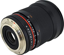 Load image into Gallery viewer, Rokinon 16M-M43 16mm f/2.0 Aspherical Wide Angle Lens for Olympus/Panasonic Micro 4/3 Cameras