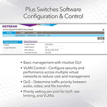 Load image into Gallery viewer, NETGEAR 8-Port PoE Gigabit Ethernet Plus Switch (GS108PEv3) - Managed, with 4 x PoE @ 53W, Desktop or Wall Mount, and Limited Lifetime Protection