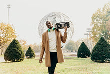 Load image into Gallery viewer, Altec Lansing Mix 2.0 - Bluetooth Speaker, Wireless, Waterproof, Floatable, Portable, Speakers, Loud Volume, Strong Bass, Rich Stereo System, 100 ft Wireless Range, IP67, Black with Lights