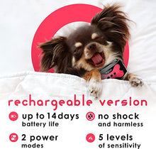 Load image into Gallery viewer, DogRook Dog Bark Collar Rechargeable - Humane, No Shock Barking Collar - w/2 Vibration & Beep - S, M, L Dogs Breeds Training - No Remote - 8-110 lbs