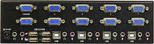 Load image into Gallery viewer, StarTech.com 4 Port VGA KVM Switch - Dual VGA - Hot-key & Audio Support - 1920x1200 KVM Switch - KVM Video Switch (SV431DVGAU2A)
