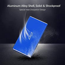Load image into Gallery viewer, JOIOT Mini Portable SSD 500GB External Solid State Drive - Up to 540MB/s, USB 3.1 Gen 2 Ultra-Slim External SSD, Blue