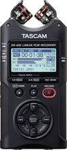Load image into Gallery viewer, Tascam DR-40X Four-Track Digital Audio Recorder and USB Audio Interface, Black