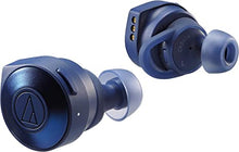 Load image into Gallery viewer, Audio-Technica ATH-CKS5TWBL Solid Bass Wireless in-Ear Headphones, Blue