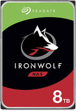 Load image into Gallery viewer, Seagate IronWolf 8TB NAS Internal Hard Drive HDD – CMR 3.5 Inch SATA 6Gb/s 7200 RPM 256MB Cache for RAID Network Attached Storage