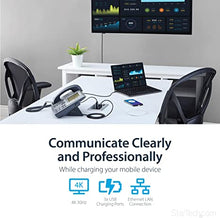 Load image into Gallery viewer, StarTech.com Conference Table Connectivity Pop up Box with AV and Data Ports - HDMI, VGA, DisplayPort to 4K HDMI Output (BOX4HDECP2), Silver