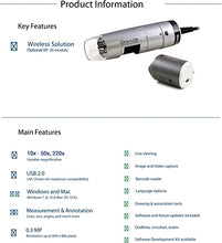 Load image into Gallery viewer, Dino-Lite USB Digital Microscope AF3113T - 0.3MP, 20x - 220x Optical Magnification, Measurement, WF-20 Compatible