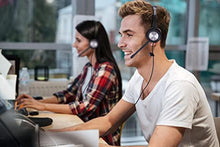Load image into Gallery viewer, USB Headset with Noise Cancelling Microphone, Binaural Computer Headphone for Call Center Office Business PC Softphone Calls Microsoft Teams Skype Chat, Clear Voice for Voice Recognition, Comfort