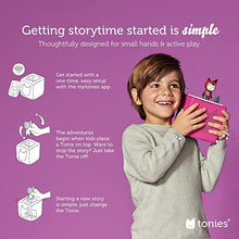 Load image into Gallery viewer, Toniebox Audio Player Starter Set with Playtime Puppy - Imagination Building, Screen-Free Digital Listening Experience for Stories, Music, and More - Purple