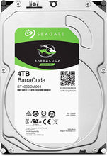 Load image into Gallery viewer, Seagate BarraCuda 4TB Internal Hard Drive HDD û 3.5 Inch Sata 6 Gb/s 5400 RPM 256MB Cache For Computer Desktop PC û Frustration Free Packaging ST4000DMZ04/DM004