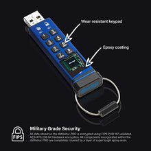 Load image into Gallery viewer, iStorage datAshur PRO 128GB | Encrypted UBS Memory Stick | FIPS 140-2 Level 3 Certified | Password Protected | Dust/Water Resistant. IS-FL-DA3-256-128