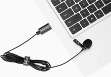 Load image into Gallery viewer, Saramonic Lavalier Mic with USB-A Connector for Computers with 6.56' (2m) Cable (SR-ULM10)