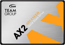 Load image into Gallery viewer, TEAMGROUP AX2 2TB 3D NAND TLC 2.5 Inch SATA III Internal Solid State Drive SSD (Read Speed up to 550 MB/s) Compatible with Laptop & PC Desktop T253A3002T0C101