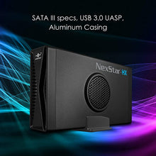Load image into Gallery viewer, Vantec NexStar HX, 3.5" SATA III Hard Drive Enclosure USB 3.0 with Fan (NST-387S3-BK)