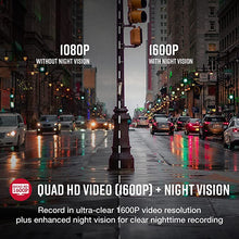 Load image into Gallery viewer, Cobra Smart Dash Cam + Rear Cam (SC 200D) – QHD+ 1600P Resolution, Voice Commands, Built-in WiFi & GPS, 16GB SD Card, 3" Display, Shared Alerts, Incident Reports, Emergency MayDay, Drive Smarter App