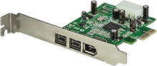Load image into Gallery viewer, StarTech.com 3 Port 2b 1a 1394 PCI Express FireWire Card Adapter - 1394 FW PCIe FireWire 800 / 400 Card (PEX1394B3)