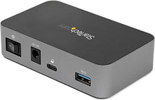 Load image into Gallery viewer, StarTech.com 4-Port USB C Hub - USB 3.1 Gen 2 (10Gbps) - 3X USB-A & 1x USB-C - Powered - Universal Power Adapter Included (HB31C3A1CS) Black, Space Gray