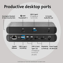 Load image into Gallery viewer, Kensington SD5550T Thunderbolt™ 3 and USB-C Dual 4K Hybrid Docking Station - 60W PD - Windows and Mac (K38131NA)