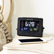 Load image into Gallery viewer, AcuRite 13024 Atomic Dual Alarm Clock with USB Charging