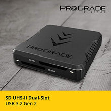 Load image into Gallery viewer, SD UHS-II Dual-Slot Memory Card Reader by ProGrade Digital | USB 3.2 Gen 2 for Professional Filmmakers, Photographers & Content Creators
