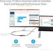 Load image into Gallery viewer, USB C to DisplayPort Adapter, 8K/4K 60Hz USB-C to DisplayPort 1.4 Dongle, USB Type-C to DP Monitor Video Converter, Works w/TB3 - 12" Attached Cable, Upgraded Version of CDP2DP (CDP2DPEC)