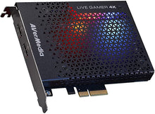 Load image into Gallery viewer, AVerMedia Live Gamer 4K - 4Kp60 HDR Capture Card, Ultra-Low Latency for Broadcasting and Recording PS4 Pro and Xbox One X, PCIe Gen2x4 (GC573)