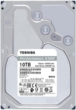 Load image into Gallery viewer, Toshiba X300 10TB Performance & Gaming 3.5-Inch Internal Hard Drive - CMR SATA 6 GB/s 7200 RPM 256 MB Cache - HDWR11AXZSTA
