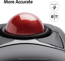 Load image into Gallery viewer, Kensington Expert Wireless Trackball Mouse (K72359WW) Black, 3.5" x 6.1" x 8"