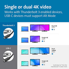 Load image into Gallery viewer, Kensington SD5550T Thunderbolt™ 3 and USB-C Dual 4K Hybrid Docking Station - 60W PD - Windows and Mac (K38131NA)