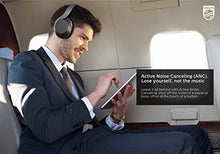 Load image into Gallery viewer, Philips PH805 Active Noise Canceling (ANC) Over Ear Wireless Bluetooth Performance Headphones w/Hi-Res Audio, Comfort Fit and 30 Hours of Playtime (TAPH805BK)