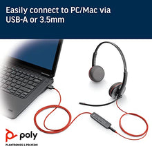 Load image into Gallery viewer, Plantronics 209747-22 Blackwire C3225 Headset,7.4 x 2.4 x 8.6 Inches