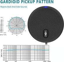 Load image into Gallery viewer, Upgraded USB Conference Microphone for Computer, 360° Omnidirectional Condenser Mic with Mute Key, Great for Video Conference, Gaming, Chatting, Skype, Plug & Play, Windows macOS, Ideal for Gift